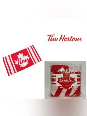 🆕TIM HORTONS - 33”X60” - NWT - LIMITED EDITION COLLECTIBLE TIMS BEACH TOWEL